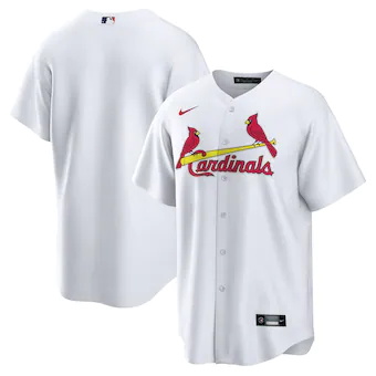 mens nike white st louis cardinals home blank replica jerse